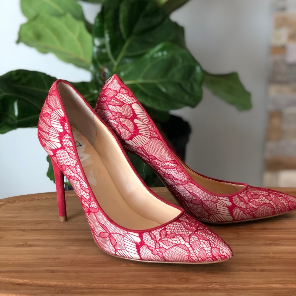 Ivanka Trump Size 8 Red & Nude Valentine ♥️ Pumps